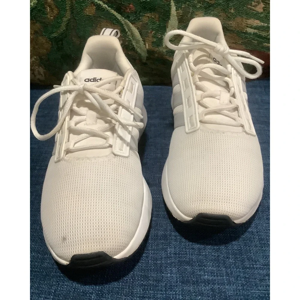 Adidas Mens Racer TR21 GZ8191 Gray Running Shoes Sneakers Size 10
